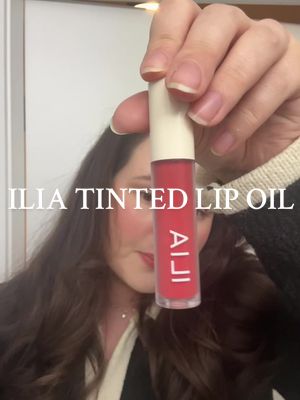 @ILIA Beauty balmy gloss tinted lip oil — found the shade! Linked in bio 🫶🏻 #redlip #lipoil #lipproducts #iliabeauty 