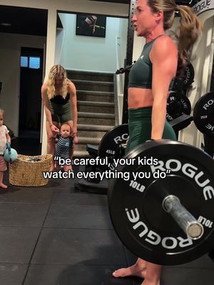 Thankfully no toes were busted 🙄 was not expecting that one 🤣 #athomeworkouts #fitmom #deadlift #athomeworkouts #momswholift 