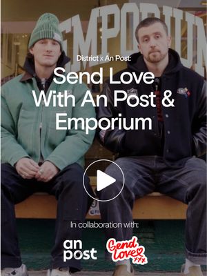 We’re running it back with An Post and our favourite artists to Send Love this Christmas season. The creative endeavour of Robbie Fidgeon Kavanagh and Charlie Proctor-Quigley, @EmporiumsMind has been a mainstay in Irish contemporary fashion for over half a decade, intertwining their clothing with every corner of the creative world in Ireland. Emporium are giving away a custom knit balaclava, a jacket dropping as part of their full winter collection, and a graphic tee from this season that you can share with your friend anywhere across the world. To win: - Tag a friend in the comments - Like and share this post - Follow @An Post and us. Winners will be contacted next week. Good luck! Reminder - if you are sending a package and want it to arrive before Christmas, please make sure to check the last dates for posting at anpost.com/christmas. #AD #SendLove