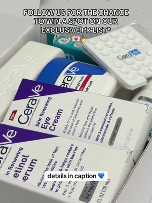 COMPETITION TIME 👀🏆 want a spot on our exclusive cerave PR list? here’s your chance to WIN!* to enter: 1️⃣ follow @ceraveUKI on tiktok and instagram 2️⃣ like this competition post on both platforms 3️⃣ tag a friend in the comments + tell us your top tip for hydrated, glowing skin this winter good luck! 💙 UK & ROI residents, 18+. Entries open 9:30 25/11/25 until 15:00 16/12/2025. To enter: 1. Follow @ceraveUKI on TikTok and Instagram. 2. Like this competition post on both TikTok and Instagram 3. Tag a friend in the comments and tell us your top tip for hydrated, glowing skin this Winter. Prize: 12X CeraVe PR product bundles containing 3X full sized CeraVe products every month, from CeraVe’s body & face range. Winners will receive a box by the 28th of every month, beginning 1st January 2026 – 31st December 2026. Full T&Cs: https://www.cerave.co.uk/en-gb/terms-and-conditions.Promoter: CeraVe, a trading division of L'Oréal (U.K.) Limited, Gateway Central, White City Place, 187 Wood Lane, London, W12 7SA.   #cerave #competition 