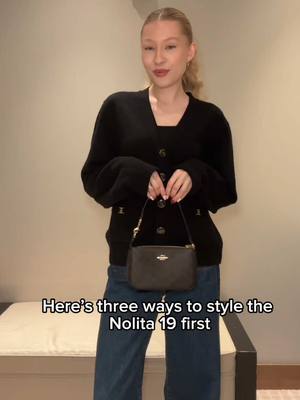 The Best Gift for Gen Z ✨Meet the Nolita 19✨ 👜 The Nolita 19 is a versatile queen: Finished with both a detachable handle and strap, this bag is easily customized with chain straps or charms. Crafted in refined pebbled leather with a soft fabric lining, it fits all the night-out essentials—phone, wallet, keys, lip gloss—without the bulk. 👜 The Nolita 19 is adorable and affordable: Designed with a luxe look and feel, it delivers elevated style at an accessible price point. 👜 The Nolita 19 goes with every outfit: Dress it up for a holiday party or date night, or dress it down for a casual hang. Compact, lightweight, and effortlessly chic, it’s a perfect plus-one from day to night. #CoachOutlet #CoachPartner Ft. Cassandra Palacios #Nolita19 #ShoulderBag #SmallBag