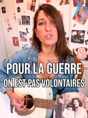 Pour la guerre, on est pas volontaires... ça méritait une chanson ! Je suis en spectacle à Paris et un peu partout en France ... viens me voir sur scène !  #guerre #chanson #humour #blues