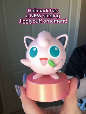 🎶🎤 You’ll put the whole house to sleep with this one! Looks like Hallmark has just released the cutest Singing Jigglypuff ornament! Love that they kept the original tune (not original voice) of Jigglypuff too! 🥹💖 @Hallmark coming through with the awesome Pokémon/Nintendo/Gamer themed ornaments for another year in a row! 🔥 I found this one on Amazon, but I’ve also seen them at Walmart and local Hallmark stores! 🥰 #jigglypuff #holidayseason #christmasdecor #pokemon #pokemontiktok           