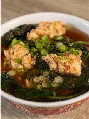 i’m actually really geeked that brothy rice is a viral trend right now, because it means that so many of y’all are discovering the comforting of eating soup and rice together recipe and measurements: https://feedthepudge.com/canh-rau-den-vietnamese-red-amaranth-soup/