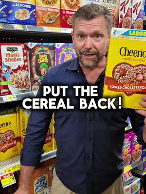 Cheerios with a heart-healthy badge? Don’t fall for it. Both of these cereals are junk food, no matter what sticker they slap on the box. Grab eggs and bacon instead. Real food doesn’t need marketing. 🥩🔥  #Carnivorediet #TheProperHumanDiet 