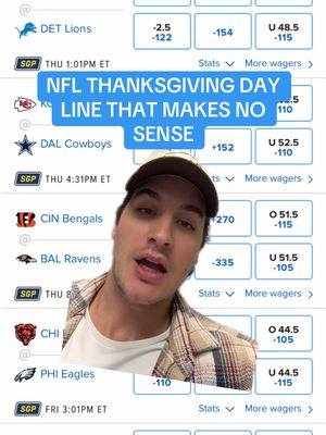 Should the NFL Thanksgiving Chiefs vs Cowboys matchup have such a high total? #nfl #kansascitychiefs #sportsbettingtok 