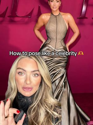 How to pose like celebrity series! Easy pose ideas you can use. 📲 Save this! #howtopose 