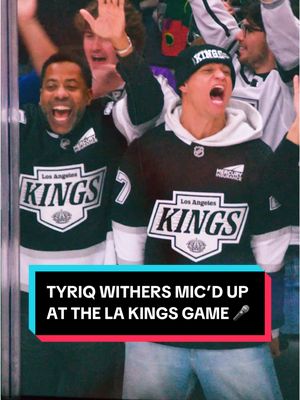 we have a feeling he’ll be back soon 😅 #NHL #LAKings #TyriqWithers #hockey #sports  
