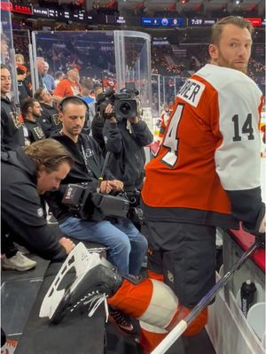 Nate the Hoof Guy 🤝 Equipment Managers #flyers #NHL #philly 
