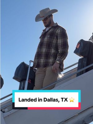 We’ve landed in the Lone Star State 🤠⭐️ #dallas #chiefscowboys #kansascitychiefs #chiefsvscowboys 