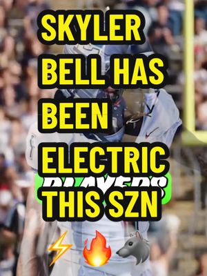 His decision is PAYING OFF 💪🔥 Follow for more!! 👀 #skylerbell #uconnfootball #uconn #widereceiver #cfb 