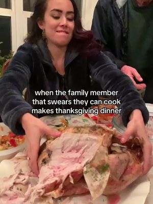 swear i've redeemed myself since 😬 #thanksgiving #thanksgivingdinner #turkey #cookingfail 