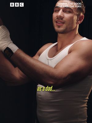 Quick fire questions with Tommy Fury 🥊   What's harder, being a dad or getting punched in the face? 😳   Tommy: The Good. The Bad. The Fury. Part 2 coming 2 Dec. Part 1 on #iPlayer now. #TommyFury #Boxing #Family