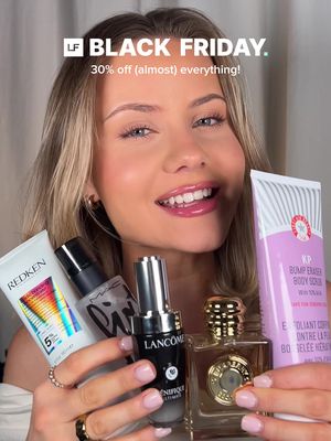#AD black friday is back and so is the @LOOKFANTASTIC sale!! 30% off almost EVERYTHING 🤭 #blackfriday 