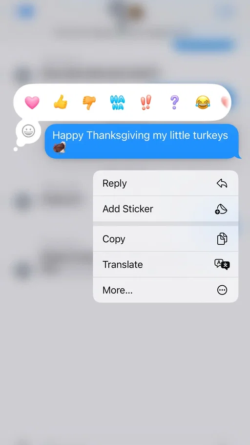 Imma send the festive holiday chain text 🦃🦃🦃 #thanksgiving #chaintext #gobblegobble 