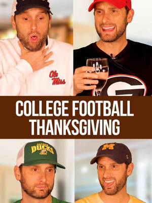 It’s a College Football Thanksgiving! 😂 Which rivalry game are you most excited about?? 