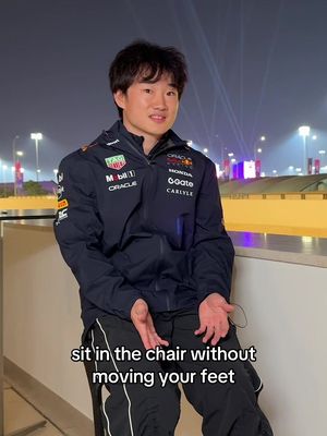 Light work, no reaction 🪑 #f1 #yukitsunoda #chair 