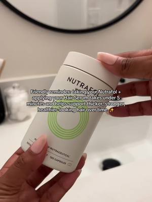 In between the cooking, hosting, and family time… don’t forget the tiniest routine that makes a big difference. Take your Nutrafol and  apply your Hair Serum with a quick scalp massage — less than 5 minutes, and your hair will thank you. 🤎🦃 #Nutrafol #4aday #HappyThanksgiving #hairthinning #Hairtok