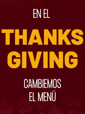 ¡Salvemos a los Pavos! y #CambiemoselMenú. 🦃🦃🍗 Este #DíadeAccióndeGracias hay mucho que agradecer, por ejemplo, que Buffalo Wild Wings está abierto, hay mesas para toda la familia y pantallas donde ver los mejores deportes. 🥳🙏🙏