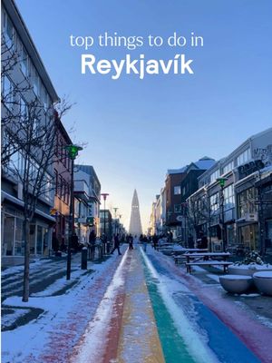 Visiting Iceland’s capital? Here are the top things to do when exploring Reykjavík 🇮🇸 1. Visit the Sky Lagoon: experience the 7 step ritual  2. Do the Golden Circle Trip: see 3 of Iceland’s famous attractions  3. Watch the sunrise: at Reykjavík Marina  4. Visit the main attractions: Hallgrimskirkja, Braud & Co.’s Downtown, Hallgrímskirkja 5. Visit local lagoons: for an authentic experience  Already explored Reykjavík? Give us your recommendations 💡