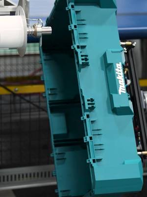 Manufacturing MakTrak. The next generation in modular storage — designed, engineered and made in the USA using globally sourced materials. Built for superior transportation, access, storage, and organisation on every job. #makitauk #maktrak #toolstorage #modularstorage #fyp 