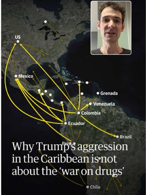 You can “do things the easy way … or the hard way” was Donald Trump’s warning to Venezuela’s president, Nicolás Maduro, this week amid growing tensions between Washington and Caracas. For weeks, the US has used the “war on drugs” to justify its escalating military presence – its largest in the Caribbean since the 1989 invasion of Panama. Officials in Washington have said a “new phase” in the administration's pressure campaign against Maduro was about to begin. And Venezuela’s authoritarian leader responded by urging followers to prepare to defend “every inch” of the South American country. This is the latest stage in an intensifying campaign that has been going on for months. It has included strikes on fast boats in the Caribbean, which has resulted in 83 deaths that the UN has called extrajudicial executions, and Maduro being accused of running the “Cartel of the Suns” drug-trafficking organisation, which the US designated a terrorist group this week. But the Guardian Latin America correspondent, Tom Phillips, says that while Trump’s administration has largely used the “war on drugs” to justify its presence in the region, the evidence does not quite support this. Watch the video to find out more about why the US’s claims don’t appear to add up – and learn more in our visual guide via the link in bio.