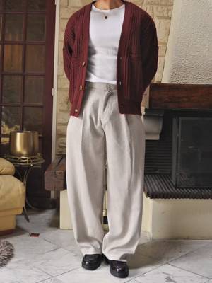 Cardigan outfit, we love that! 🤌🏼 #OOTD #outfitinspo #fashion #menfashion #falloutfit 