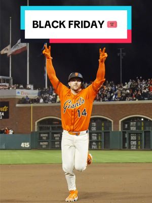 Friendly reminder to treat yourself this Orange & Black Friday with some $8 #SFGiants tickets 🎟️  #SanFrancisco #BlackFriday 