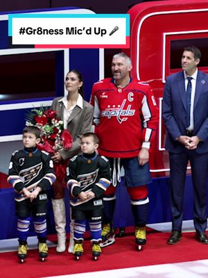 Mic’d for his big night and he had to show out #ALLCAPS #micdup #Gr8ness #NHL 