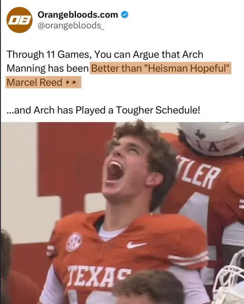 Will Manning have enough to help Texas beat Reed & Texas A&M?  🐮  @FanDuel  #texaslonghorns  #archmanning  #secfootball  