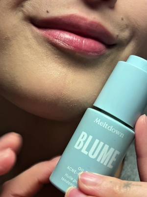 Skincare is the ultimate base for a flawless finish - don’t believe us? We put it to the test. ✨ On one side, foundation applied on bare skin. On the other, a few drops of Meltdown Acne Oil underneath.  The difference is clear: the side with Meltdown is visibly smoother, glowier, and more radiant. Which side would you choose? 🩵