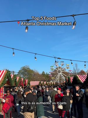 everything I ate at the viral Christmas market in Atlanta❄️🎄 ##lawrenceville##atlanta##atl##thingstodoinatlanta##christmasmarket