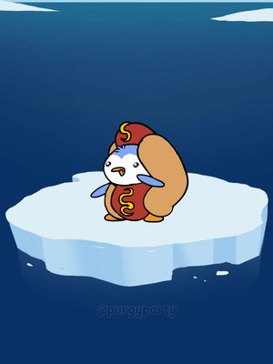 Mustard have some moves 😎 Follow @purgyparty and download our new battle royale mobile game! #pudgyparty #purgyparty #pudgypenguins #purgypengoon #cartoon 
