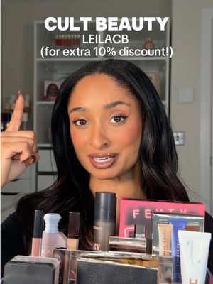 If I lost my makeup bag… THESE would be the first bits I would buy!  @Cult Beauty have a sale on at the moment and you can use my code LEILACB for an extra 10% discount! (Offer ends 2nd December) ad  @Hourglass Cosmetics skintint - 11, concealer - flax, unlocked mascara @Patrick Ta Beauty blush duo - oh she’s so different, eyeshadow palette @Huda Beauty easy bake loose powder - peach pie, setting spray @VIEVE bronzer duo - tan @Too Faced BTS Eyeliner @Benefit Cosmetics UK precisely my brow detailer - 5 @Iconic London lip liner - TTYN @Fenty Beauty Gloss Bomb @Summer Fridays Lip Balms @Kayali Bouncy Marshmellow #blackfriday #cultbeauty #ifilostmymakeup 