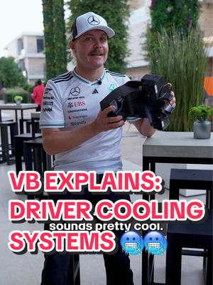 Driver cooling systems, made simple by Professor Valtteri Bottas 🥶 #f1 #valtteribottas #explainer #formula1 #mercedesf1 
