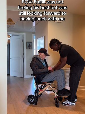 Frank, my 91-year-old veteran client, wasn’t feeling so well but was still looking forward to having lunch with me today. Pippa said that going out for breakfast or lunch is the highlight of his day. Honestly, it’s the highlight of mine too. We went to Pacific Catch in Santa Monica again because we enjoyed the food last time. Frank still had a good appetite and enjoyed every moment we spent together. No pressure but if you’d like to support this cause, link in bio. Thank you for watching. Be kind to one another.