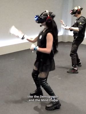 step into the game with @maaarleeea, literally 👾 check out Squid Game Virtuals, Rebel Moon: The Descent, and Stranger Things: Catalyst at Netflix House Philly.  #netflixpartner