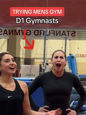 Women try men’s gymnastics 😂 #gymnastics #olympics #gymnast #olympic #sports 