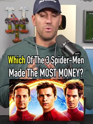Which Spiderman Made The Most Money?! #fyp #mcu #spiderman #tomholland #superhero 