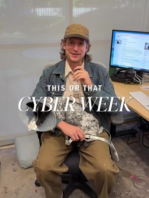 We’re tuning into our Austin HQ to ask folks around the office which Cyber Week picks they’d choose. With new deals landing across three drops, we’re just getting started—head to our website to see what’s live now. Pro tip: Sign up for our emails to snag first dibs on upcoming drops. #CyberWeek #Cyber #GiftGuide #ThisorThat #Gifting 