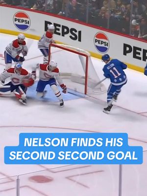 His second second goal! #GoAvsGo #ColoradoAvalanche #NHL #Nelson #AvalancheVsCanadiens 