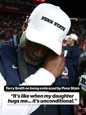 Interim head coach Terry Smith was visibly emotional after Penn State secured bowl eligibility in their final regular season game. #cfb #CollegeFootball #cfp #bigten #pennstate 