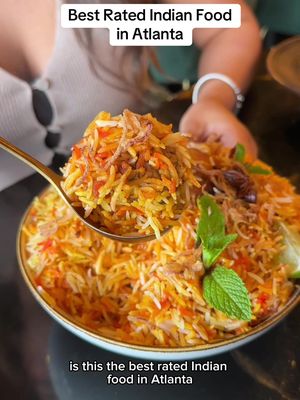 Desi Tadka in Decatur is the spot! If you’ve never had Indian food they’ll walk you through exactly what to order 🙌✨ #atlantafood #atleats #decatur 