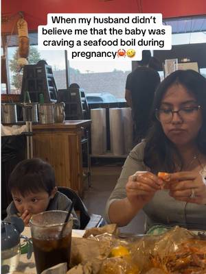 My pregnancy cravings were always a seafood boil😂🦀 #seafoodboil #seafood 