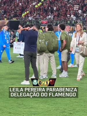 Leila Pereira fez questão de parabenizar membro da delegação do Flamengo pelo título da Libertadores 👉 Assista à CONMEBOL Libertadores no #DisneyPlus! #Palmeiras #Flamengo #LibertadoresNaESPN #Libertadores #FutebolNaESPN #Final  #tiktokesportes
