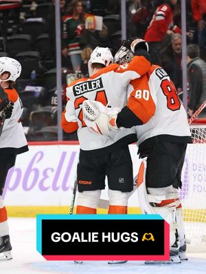 Lots of little head taps for Vladdy 🥹🫶 #flyers #NHL #philly #danvladar 