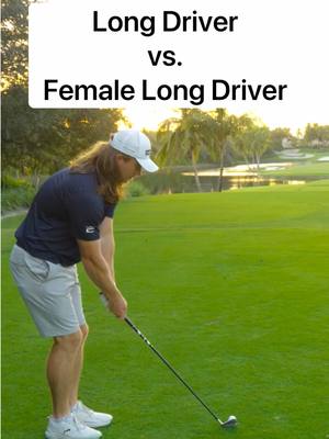 Can a Long Drive Champ beat a female Long Driver? 🤔