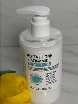 APLB Glutathione Niacinamide Body Lotion ✨ Lightweight, soothing, and made to rescue dry, dull skin. This formula blends centella asiatica, tea tree extract, hyaluronic acid, beta-glucan, niacinamide, and rice extract, all working together to hydrate, brighten, and soften your skin. Fragrance-free (yay for sensitive skin!), calming, and perfect for everyday body glow 🤍✨ Available on @yesstyle. Use my code ALINE1801 to save a little 💫 #YesStyle #yesstyleinfluencers #aplb #kbeauty #bodylotion  @YesStyle @YesStyleInfluencers 