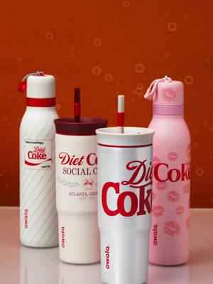 Shop the Target Exclusive Owala x Diet Coke bottles now! Available exclusively in stores and online at target.com, they’re as legendary as the drink itself. #owala #owalawaterbottle #dietcoke #owalaxdietcoke