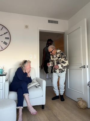 Frank modeled the FashionNova jacket and H&M pants for Pippa — this is not an ad, but we’re open to working with them — and there was just so much joy and laughter in the room. I was beyond happy and honored to be a part of it. I encourage everyone to be a light in every room they walk into. Add a little more value and be the change you want to see. I want to start creating more kindness moments for those in need, so if you want to support the cause, the link is in the bio — but please, no pressure. Thank you for your support, and remember to be kind to everyone.